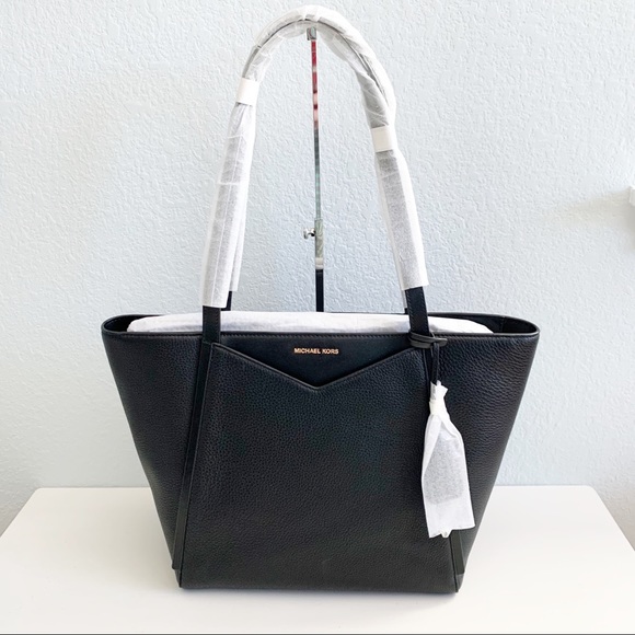 Michael Kors Handbags - NWT, Michael Kors Large Whitney Leather Tote